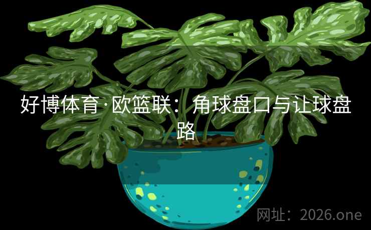 好博体育·欧篮联:角球盘口与让球盘路 好博体育·欧篮联:角球盘口与让球盘路