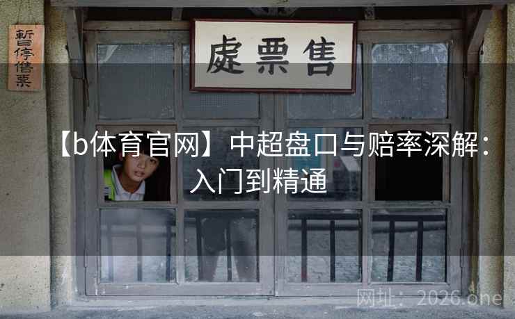 【b体育官网】中超盘口与赔率深解：入门到精通