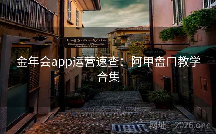 金年会app运营速查：阿甲盘口教学合集