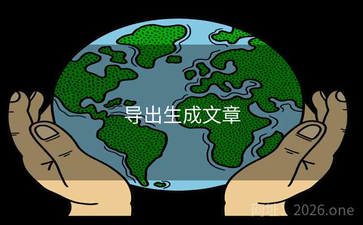导出生成文章
