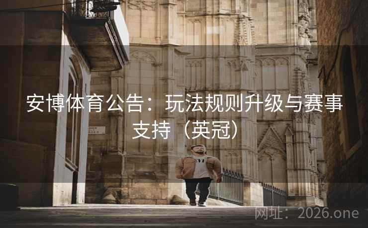 安博体育公告：玩法规则升级与赛事支持（英冠）
