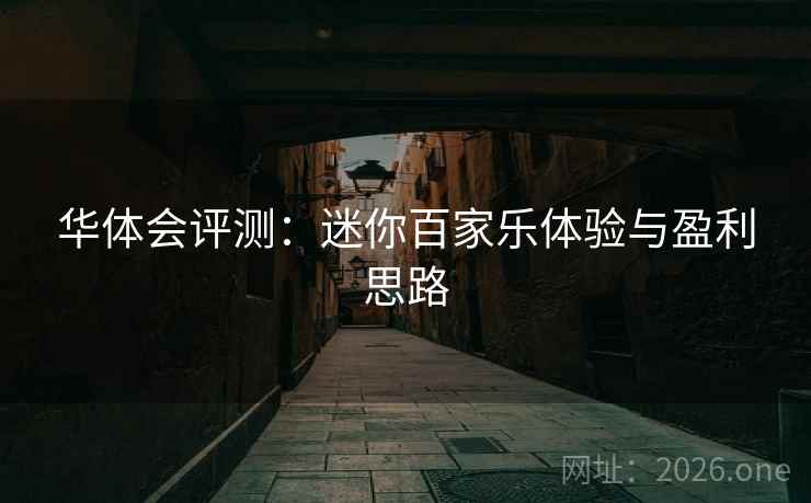华体会评测：迷你百家乐体验与盈利思路