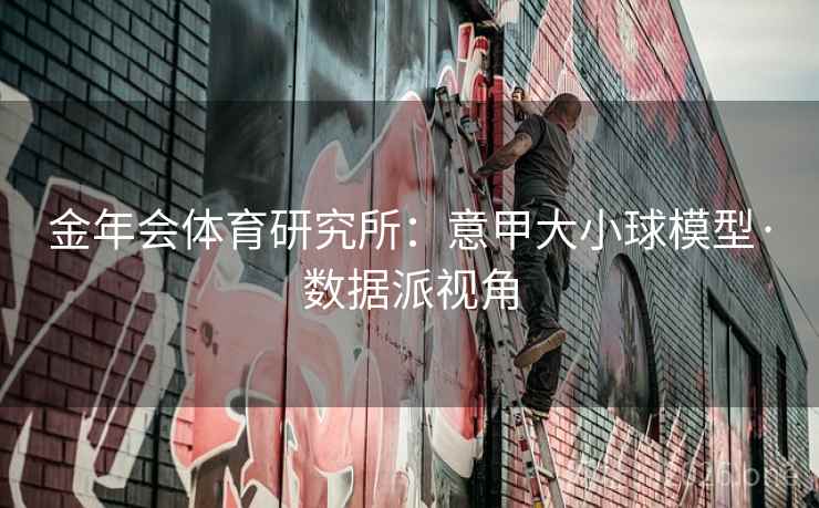 金年会体育研究所：意甲大小球模型·数据派视角