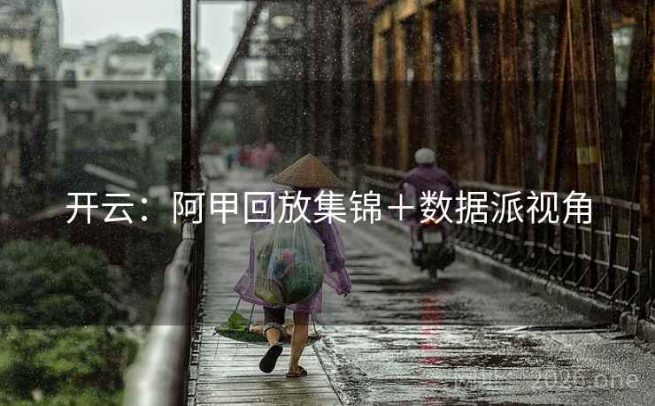 开云：阿甲回放集锦＋数据派视角