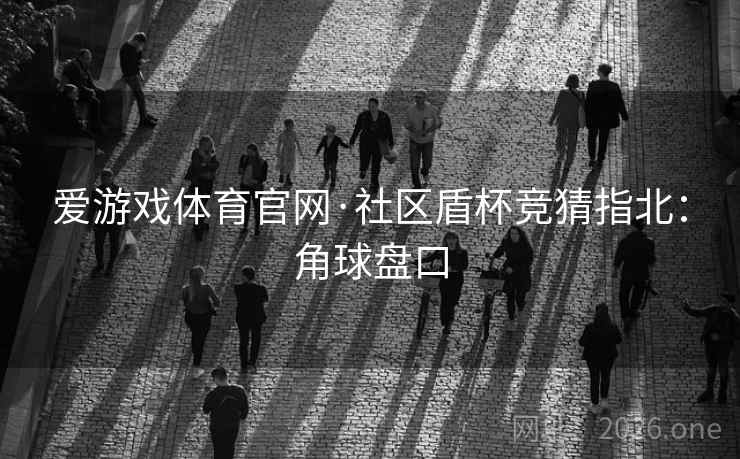 爱游戏体育官网·社区盾杯竞猜指北：角球盘口