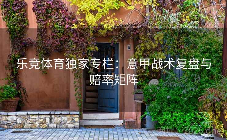 乐竞体育独家专栏：意甲战术复盘与赔率矩阵